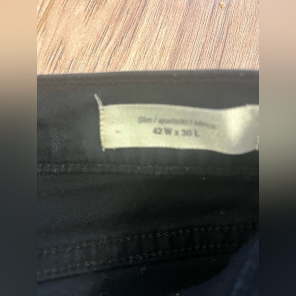 Goodthreads slim black jeans 42W x 30L - Picture 4 of 4